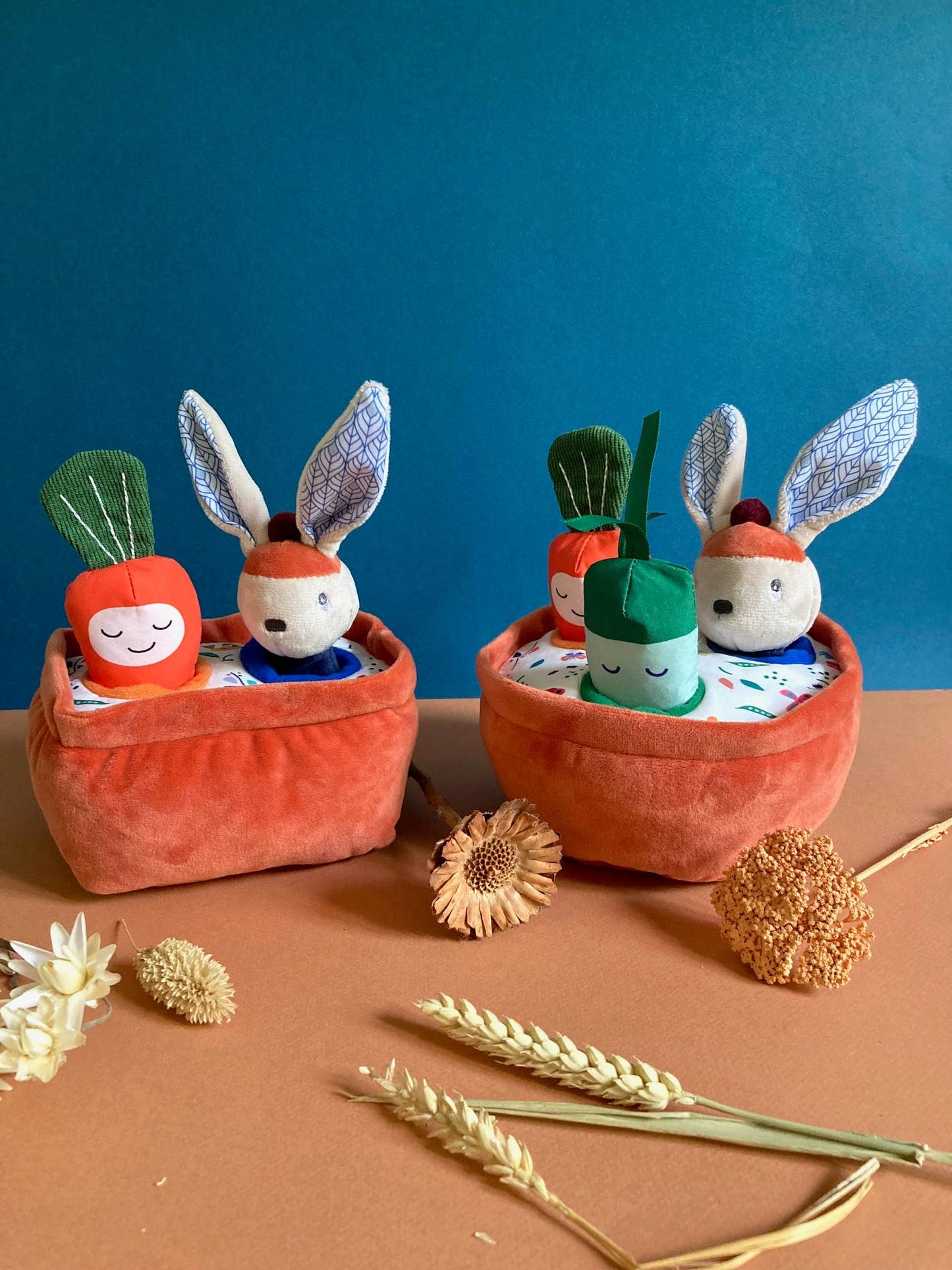 Le Potager de Gabin lapin avec 3 jouets d'activités