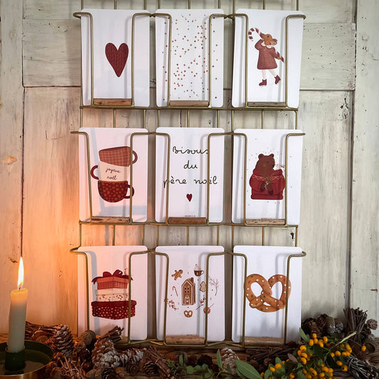 Carte Postale "Biche en patins"