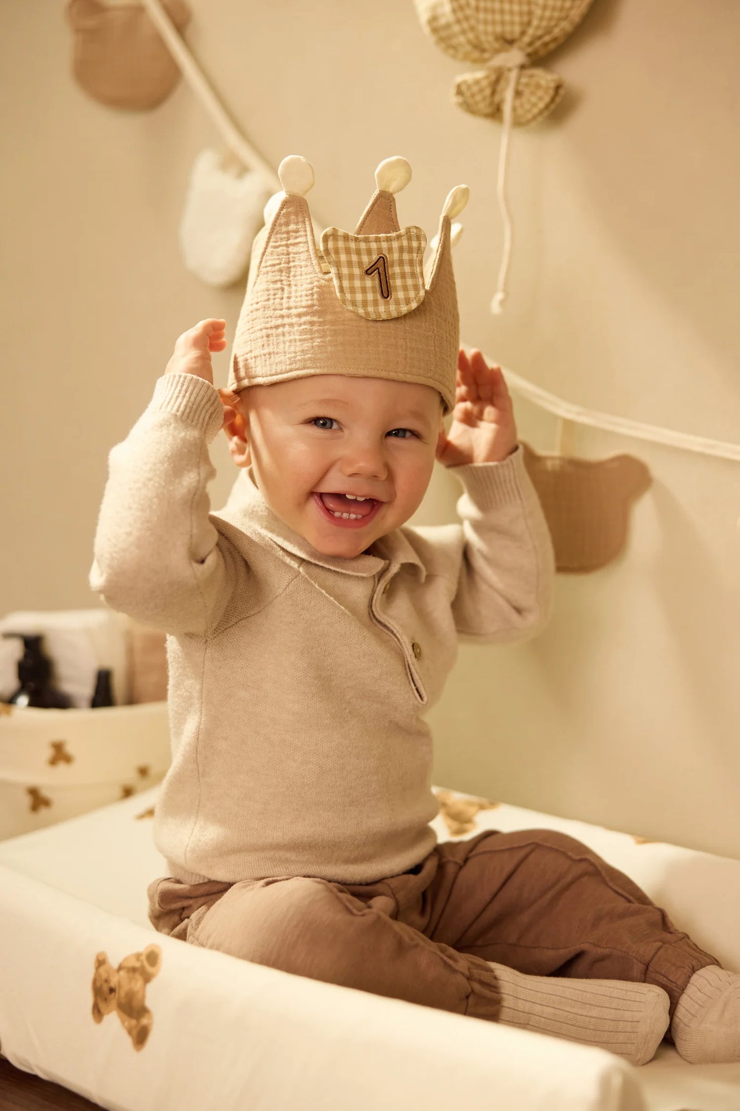 Couronne 1 à 4 ans- Teddy Bear