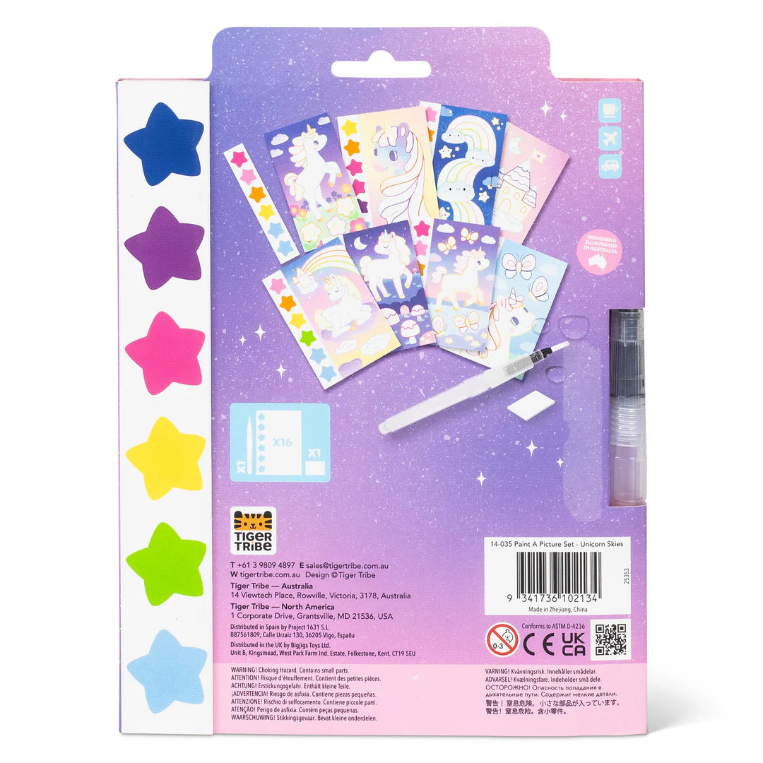 Kit de peinture aquarelle - Licornes