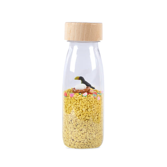 Bouteille sensorielle sonore - Toucan
