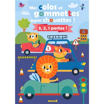 Mes colos et gommettes super chouettes ! 3,2,1 Partez !