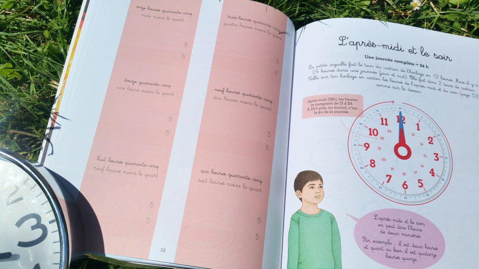 Mon Cahier Montessori – J'apprends à lire l'heure