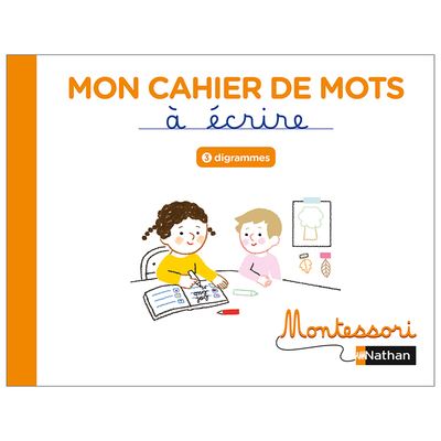 Mon Cahier de Mots à Écrire – Digrammes Montessori