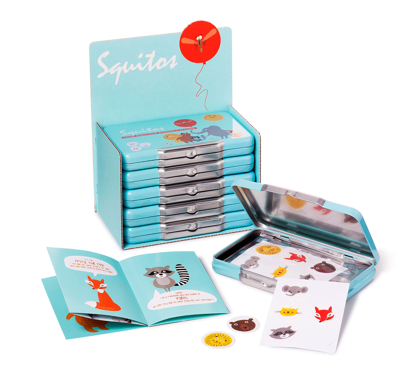 Boîte de 24 stickers anti moustiques