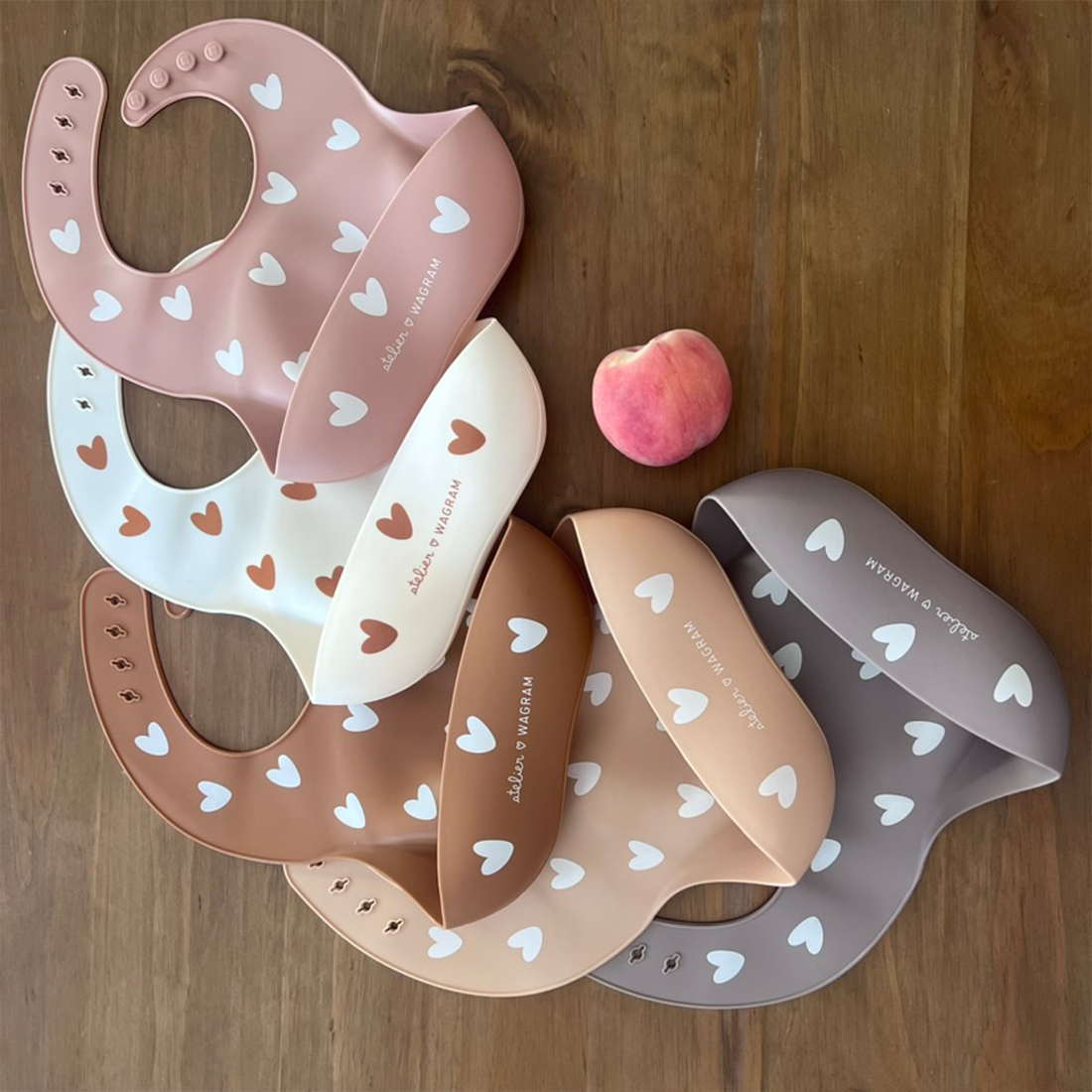 Bavoir silicone ( divers coloris)