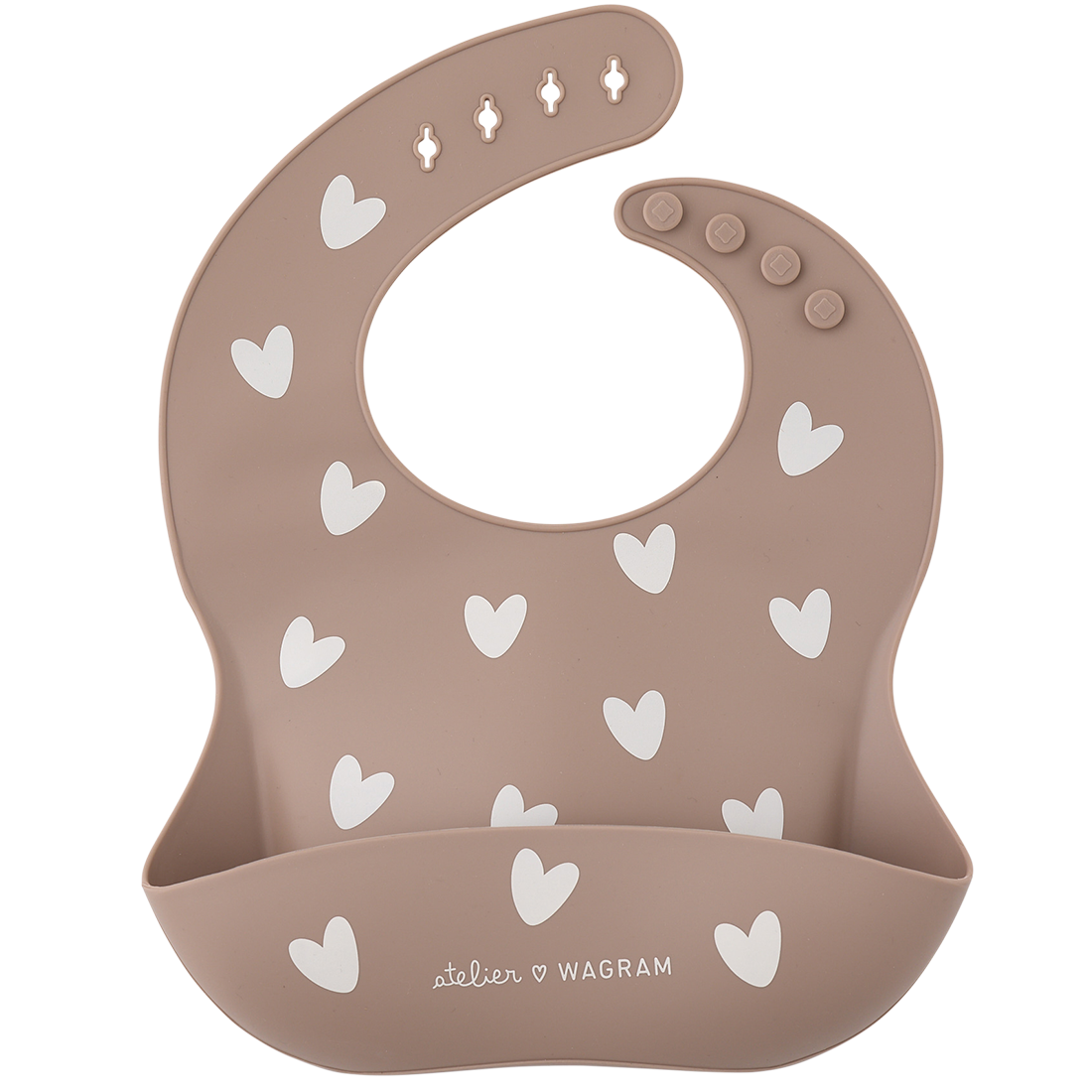 Bavoir silicone ( divers coloris)