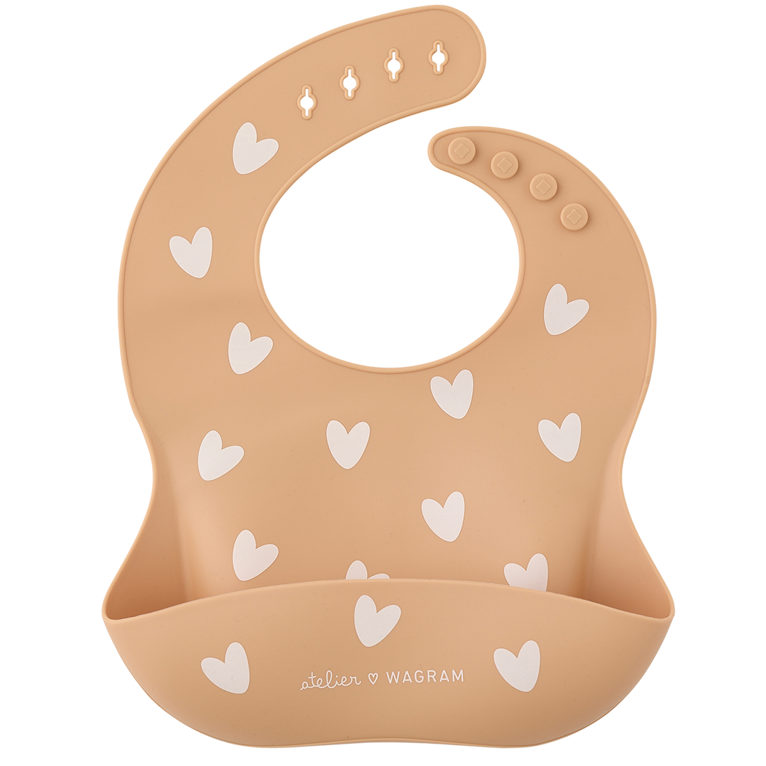 Bavoir silicone ( divers coloris)