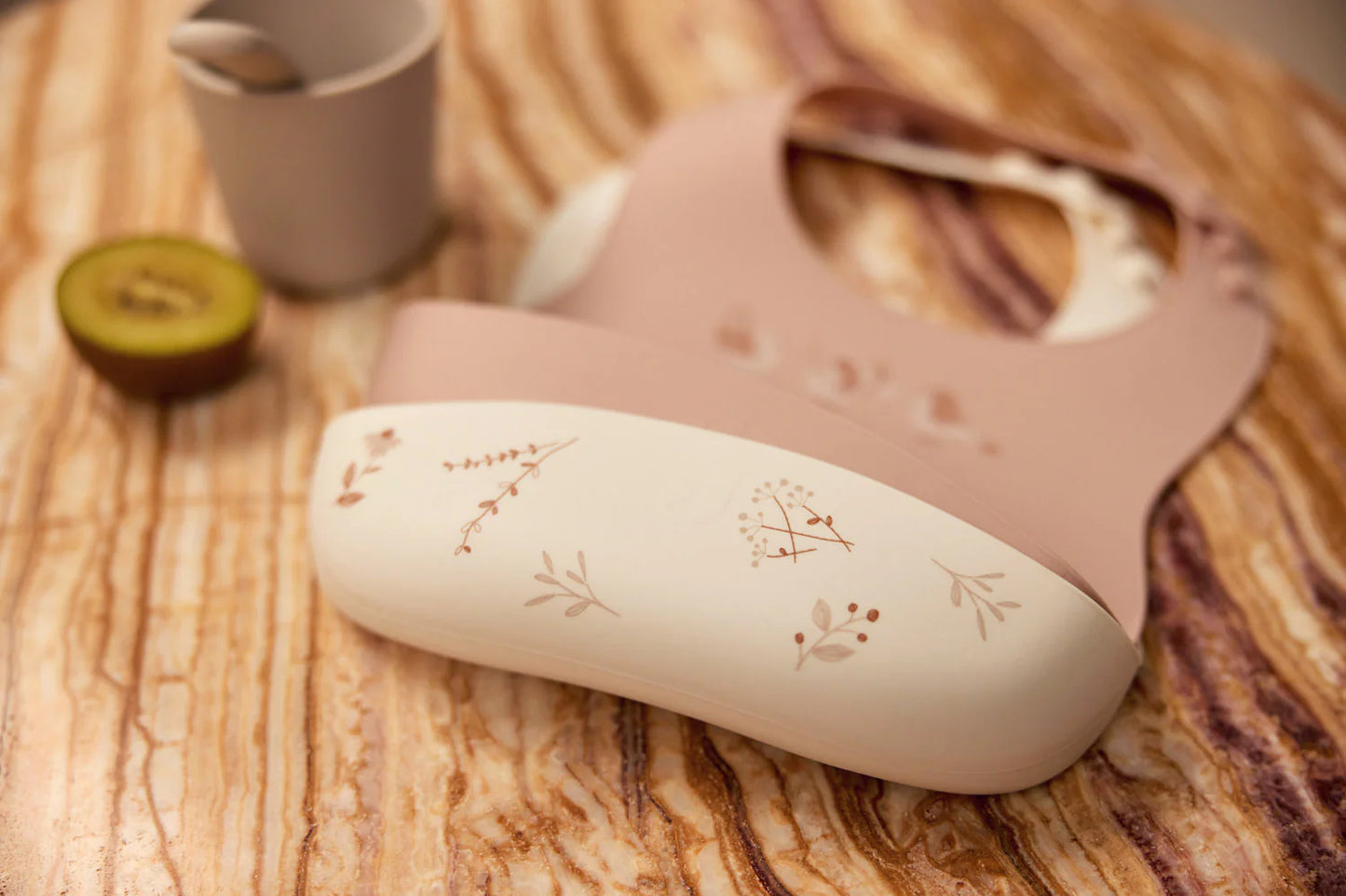 Bavoir Silicone - Lovely Birds - 2 Unités