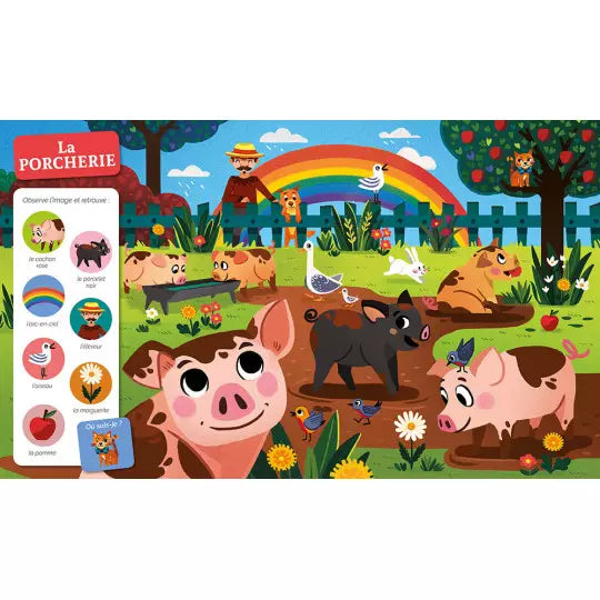 Cherche et trouve des tout-petits - A la ferme
