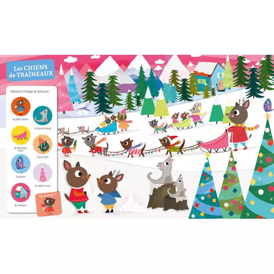 Cherche et trouve des tout-petits - Dans le froid