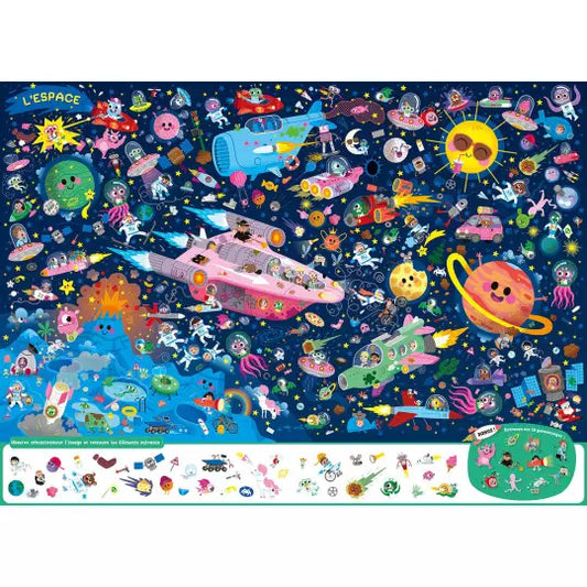 Cherche et trouve géant - Qui brille dans le noir !