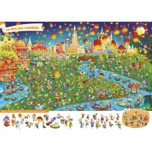 Cherche & trouve loup part en voyage