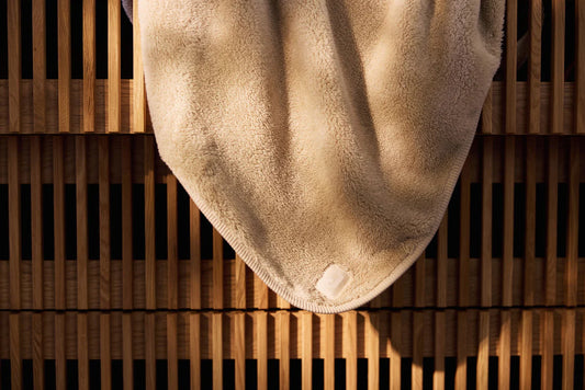 Couverture Berceau 75x100cm Basic Jersey/Sherpa - Sand