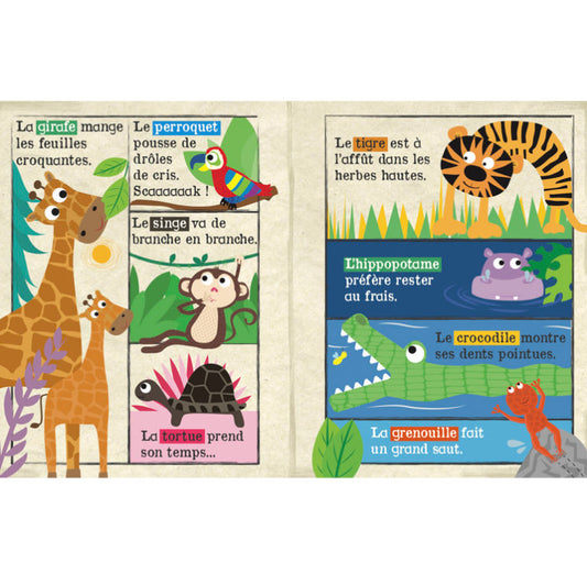 Mon journal en tissu - Le safari