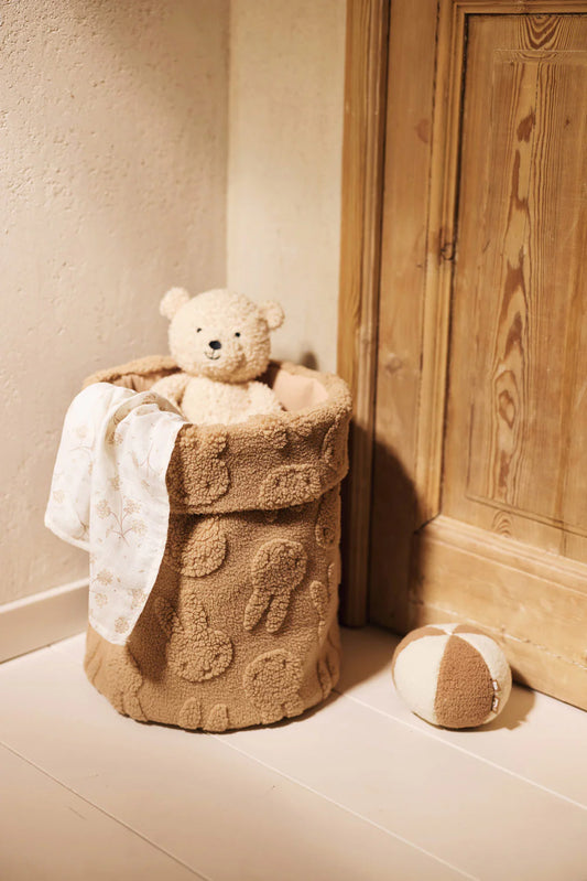 Panier de Rangement Miffy Jacquard Teddy - Biscuit