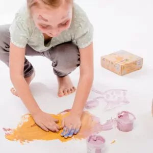 Coffret 4 pots de peinture au doigts - Luka