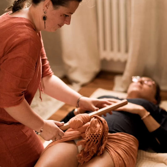 Châle Rebozo Bio - Terracotta