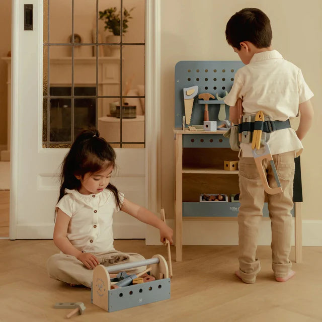 Boîte à outils en bois