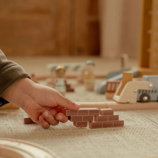 Grue et chantier en bois