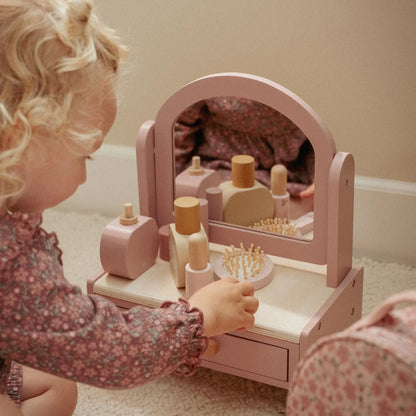 Petite coiffeuse en bois