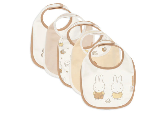 Bavoir Jersey Imperméable - Miffy Family Farm - 5 Unités