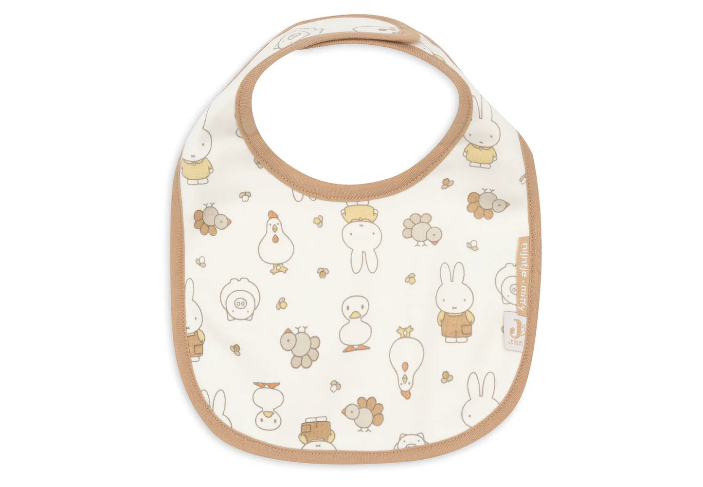 Bavoir Jersey Imperméable - Miffy Family Farm - 5 Unités