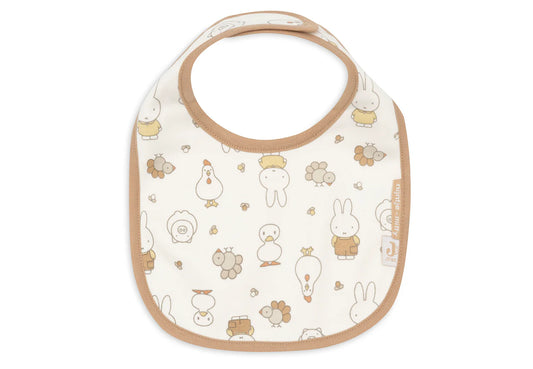 Bavoir Jersey Imperméable - Miffy Family Farm - 5 Unités