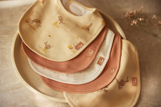 Bavoir Jersey Imperméable - Kangaroots - 5 Unités