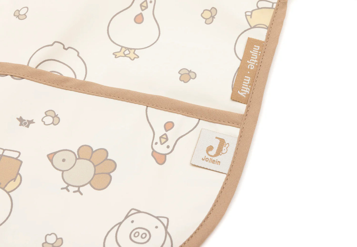 Bavoir à Manches Imperméable - Miffy Family Farm