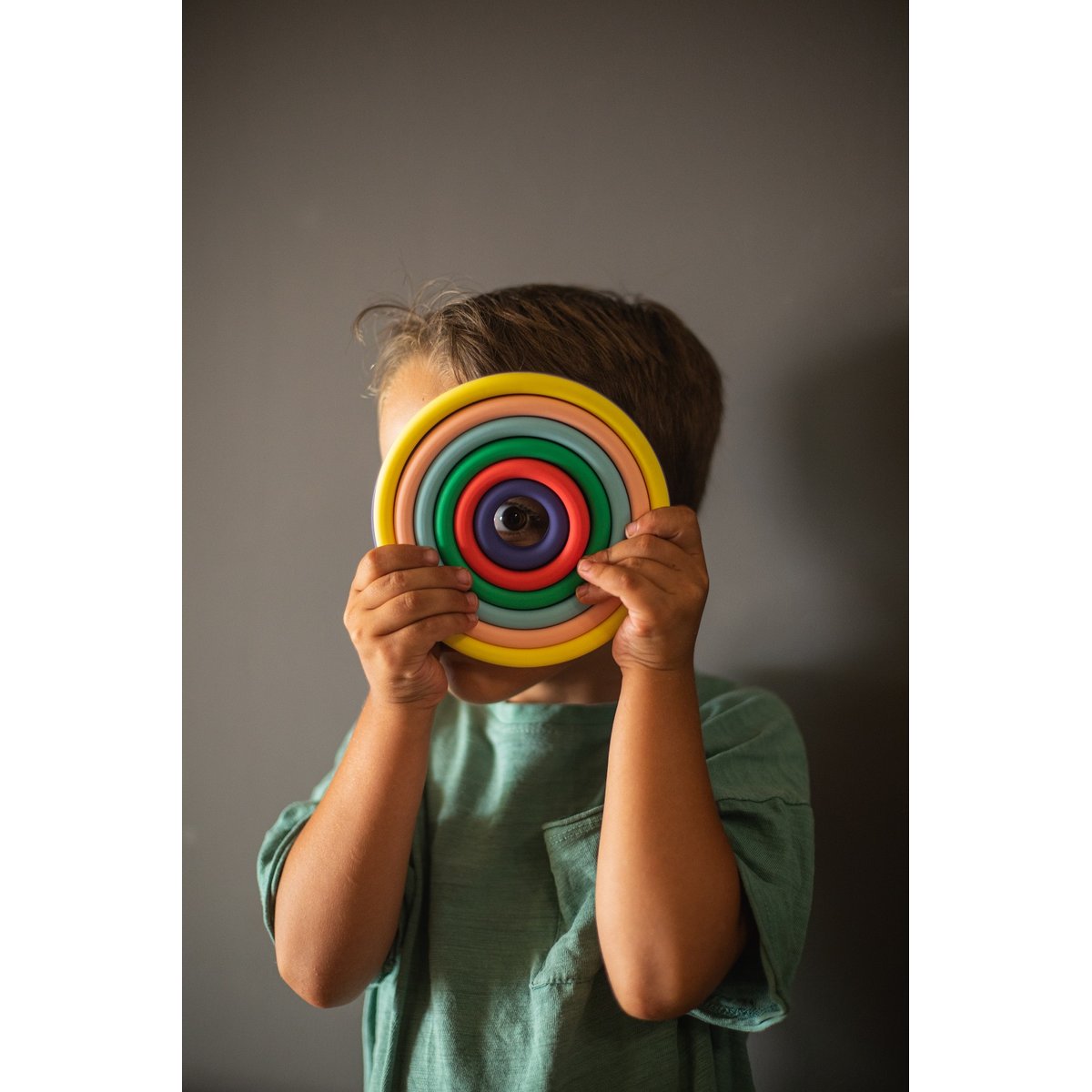 Cercles colorés en silicone