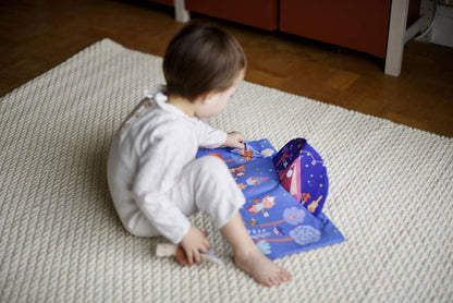 Mon 1er Livre d'éveil POP UP Gabin Lapin en Tissus