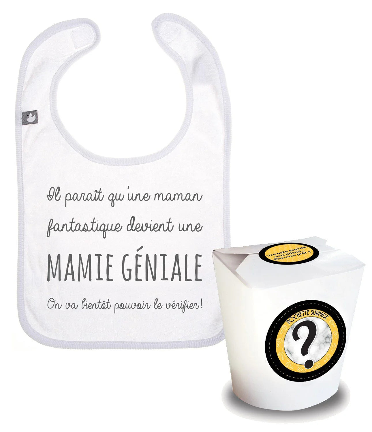 Pochette Surprise Annonce “une mamie géniale”
