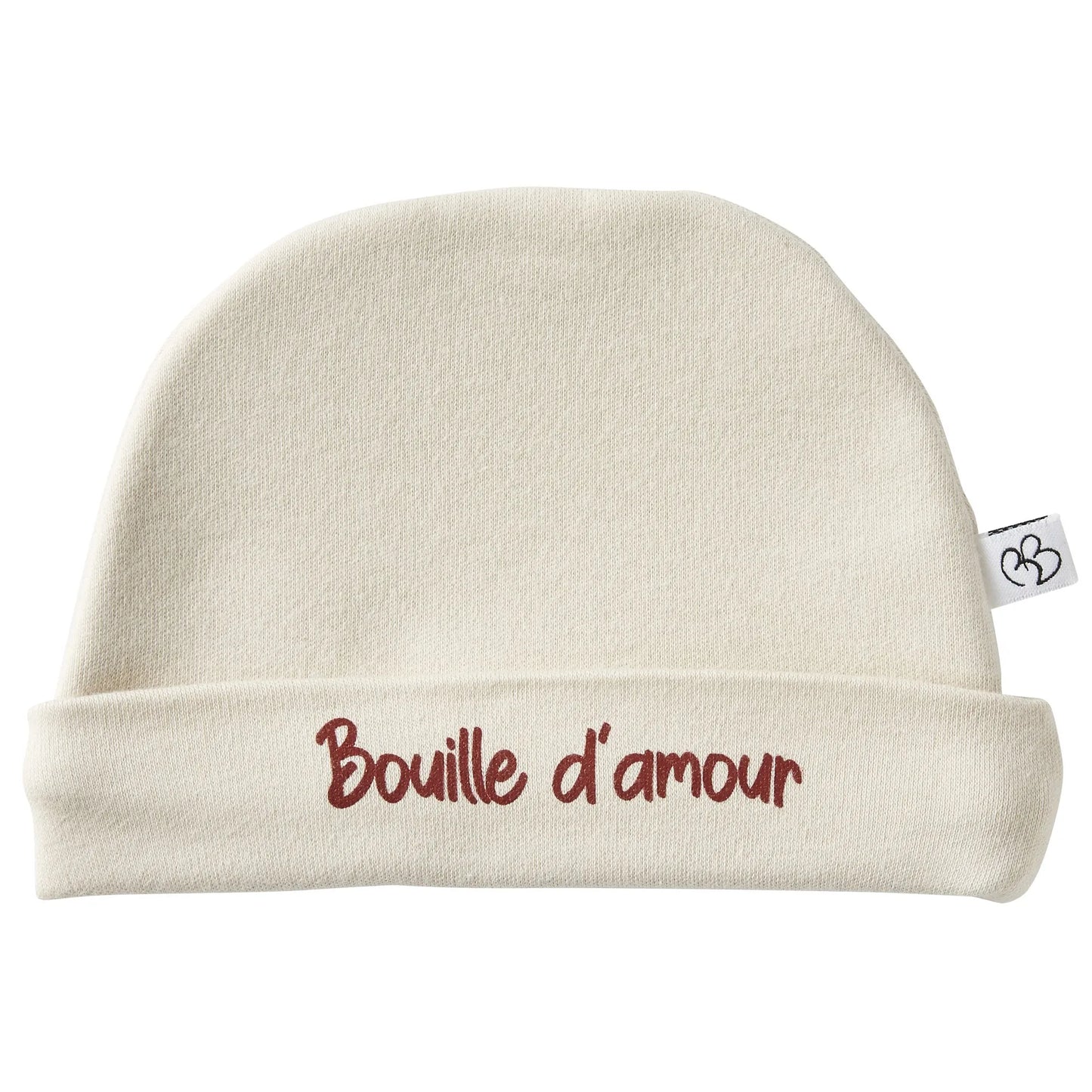Bonnet naissance à message (modèles au choix)