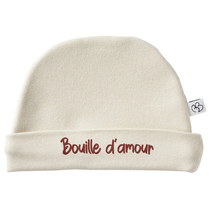 Bonnet naissance à message (modèles au choix)