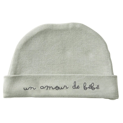 Bonnet naissance à message (modèles au choix)