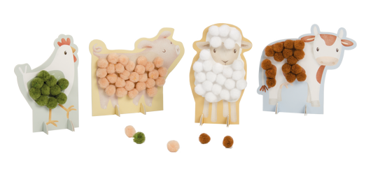 Cartes à pompons - Little Farm