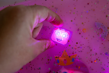 Pack 4 cubes lumineux (7 coloris au choix)