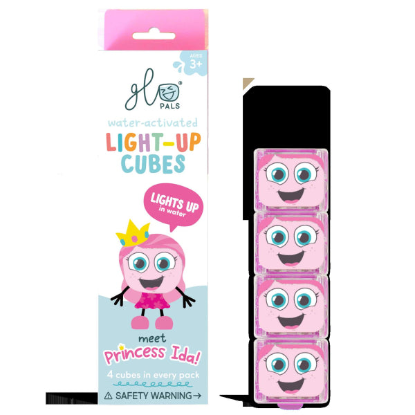 Pack 4 cubes lumineux (7 coloris au choix)