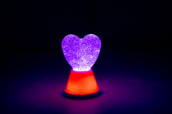 Magic Glow Heart Glitter Lamp