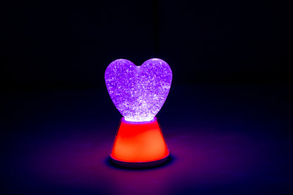 Magic Glow Heart Glitter Lamp