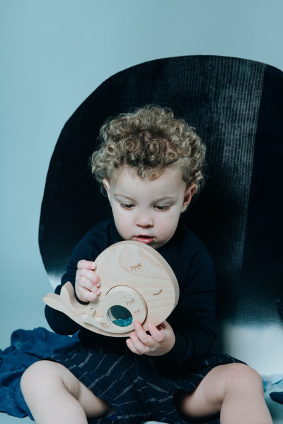 Puzzle Sensoriel Baleine et son bébé