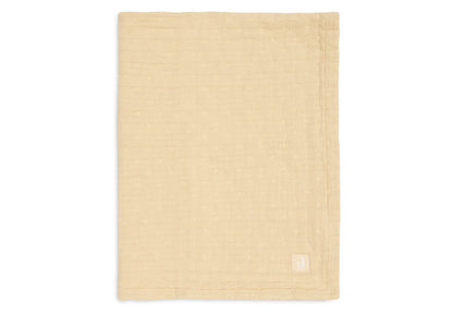 Couverture berceau gaze de coton - Vanille