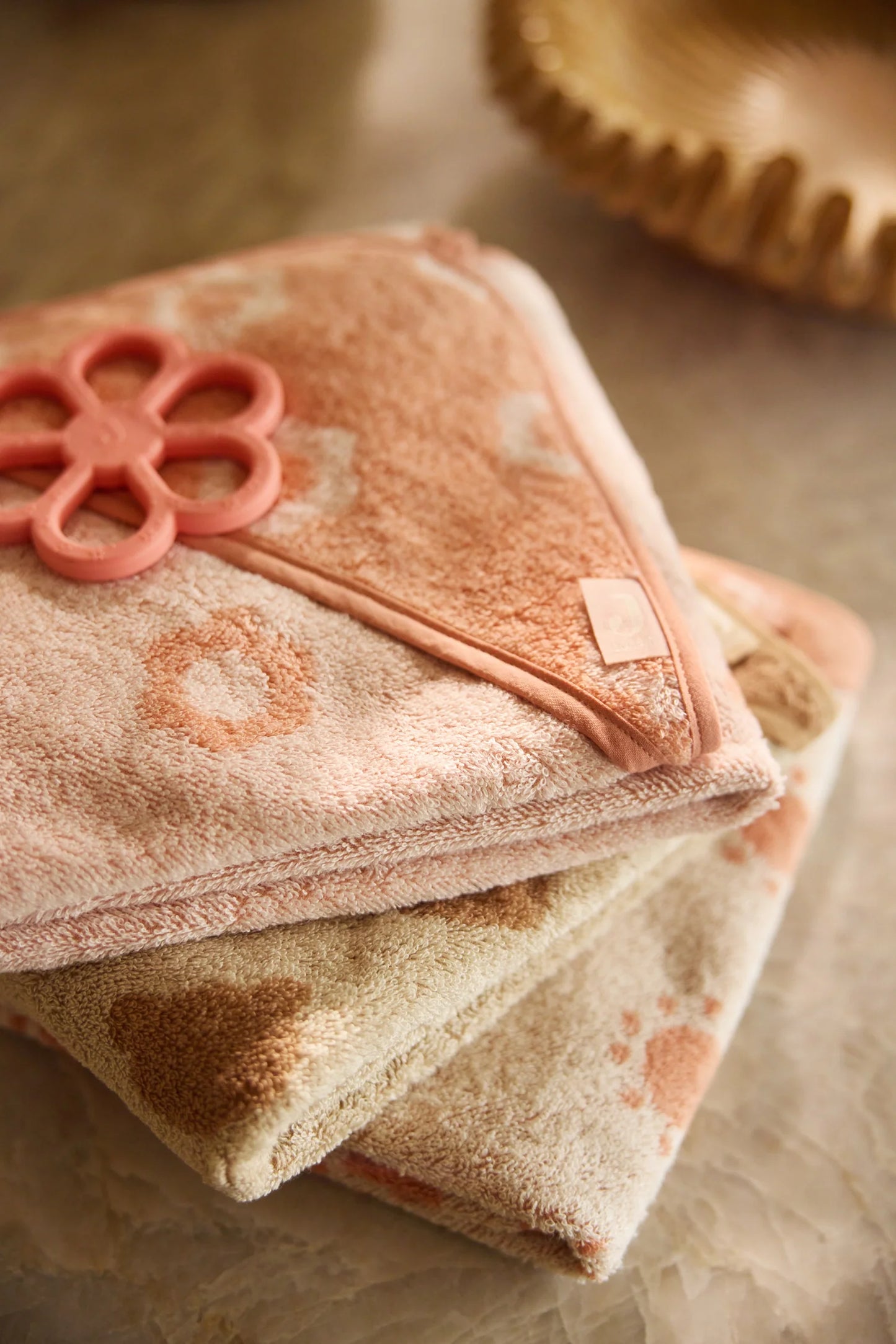 Cape de Bain Éponge  - Jacquard - Teddy Bear