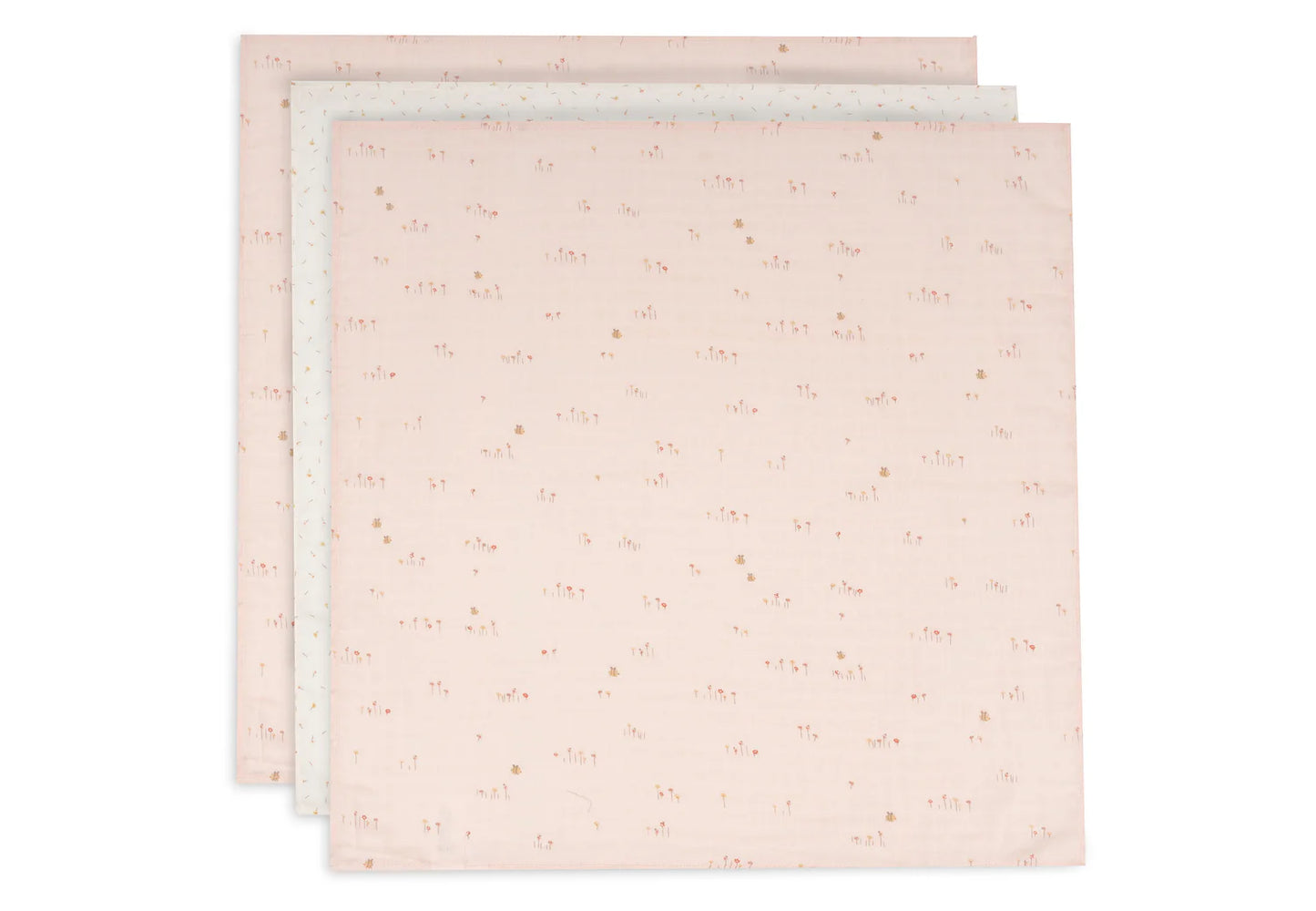 Lange Gaze de Coton 70x70cm - Pretty Picnic - 3 Unités