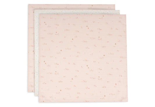 Lange Gaze de Coton 70x70cm - Pretty Picnic - 3 Unités