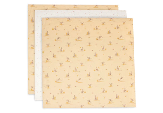 Lange Gaze de Coton 70x70cm - Kangaroots - 3 Unités