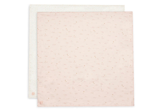 Lange Gaze de Coton 115x115cm - Pretty Picnic - 2 Unités