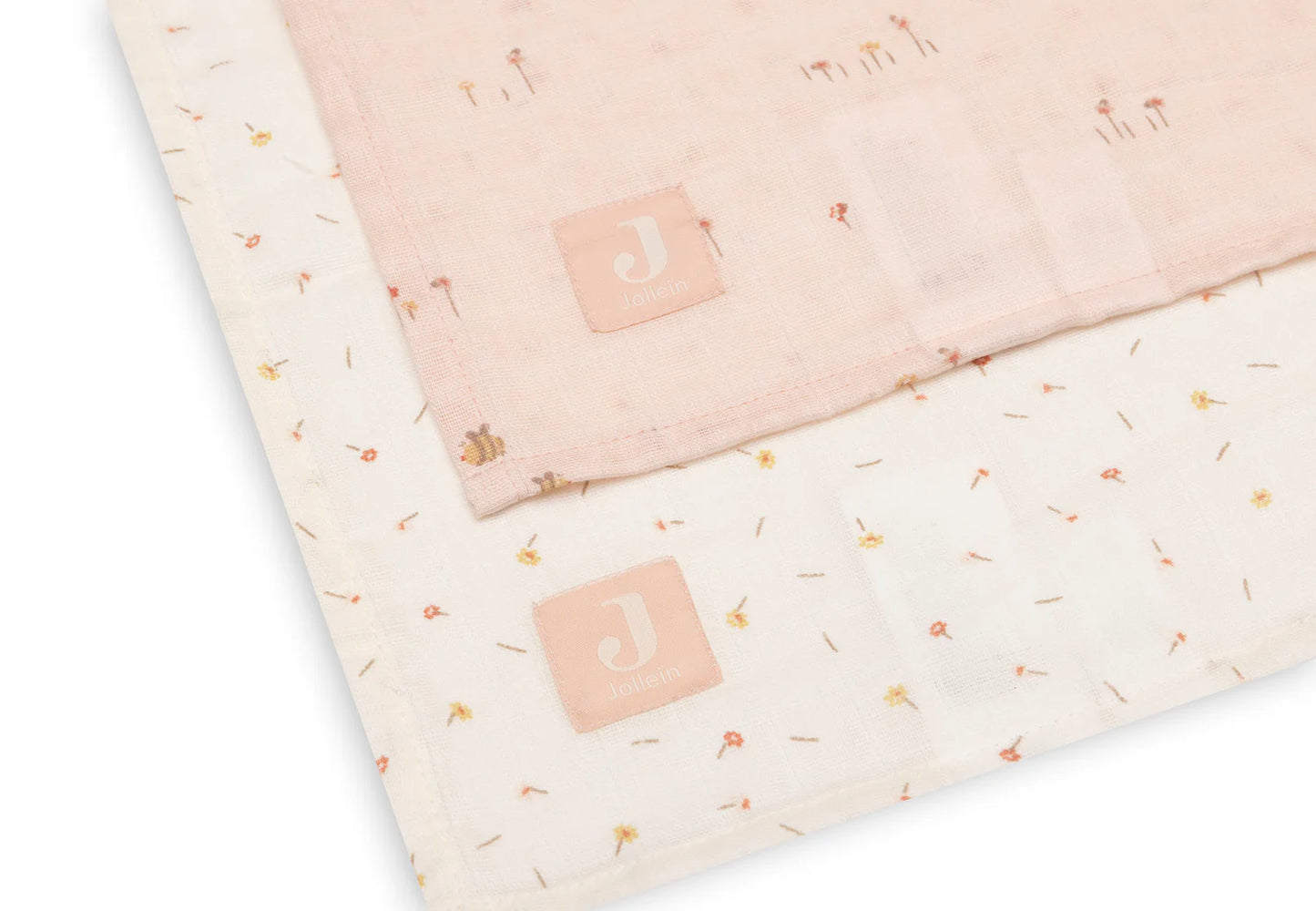 Lange Gaze de Coton 115x115cm - Pretty Picnic - 2 Unités