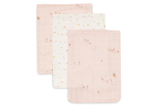 Gant de Toilette Gaze de Coton - Pretty Picnic - 3 Unités